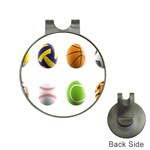 sports easter eggs Golf Ball Marker Hat Clip