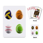 sports easter eggs Playing Cards Single Design