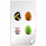 sports easter eggs Canvas 40  x 72 