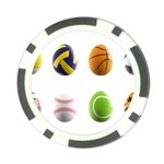 sports easter eggs Poker Chip Card Guard