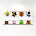 sports easter eggs Hand Towel