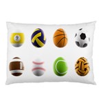 sports easter eggs Pillow Case