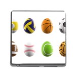 sports easter eggs Memory Card Reader (Square)