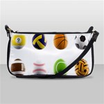 sports easter eggs Shoulder Clutch Bag