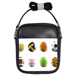 sports easter eggs Girls Sling Bag