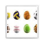 sports easter eggs Memory Card Reader (Square)