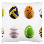 sports easter eggs Large Cushion Case (One Side)