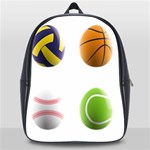 sports easter eggs School Bag (XL)