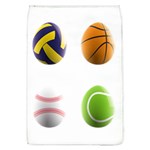 sports easter eggs Removable Flap Cover (L)