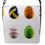 sports easter eggs Flap Closure Messenger Bag (S)