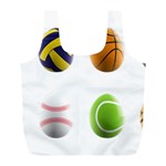 sports easter eggs Full Print Recycle Bag (L)