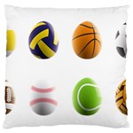 sports easter eggs Standard Flano Cushion Case (One Side)