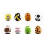 sports easter eggs Satin Shawl