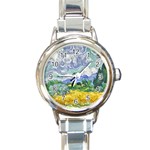 Van gogh Round Italian Charm Watch