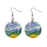 Van gogh 1  Button Earrings