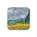 Van gogh Rubber Coaster (Square)