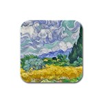 Van gogh Rubber Square Coaster (4 pack)