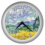 Van gogh Wall Clock (Silver)