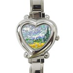 Van gogh Heart Italian Charm Watch