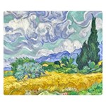 Van gogh Double Sided Flano Blanket (Small)