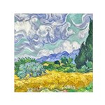 Van gogh Small Satin Scarf (Square)