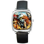 Rubens Square Metal Watch