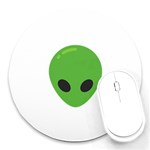 Emoji Aliens Round Mousepad