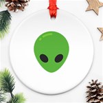 Emoji Aliens Ornament (Round)