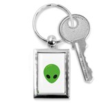 Emoji Aliens Key Chain (Rectangle)