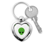 Emoji Aliens Key Chain (Heart)