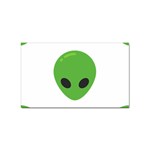 Emoji Aliens Sticker (Rectangular)