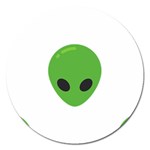 Emoji Aliens Magnet 5  (Round)