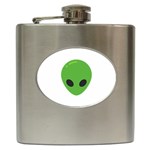 Emoji Aliens Hip Flask (6 oz)