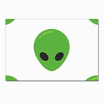 Emoji Aliens Postcard 4  x 6 