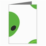 Emoji Aliens Greeting Card