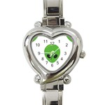 Emoji Aliens Heart Italian Charm Watch