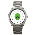 Emoji Aliens Sport Metal Watch