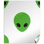 Emoji Aliens Canvas 8  x 10 