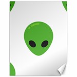 Emoji Aliens Canvas 12  x 16 