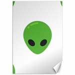 Emoji Aliens Canvas 12  x 18 