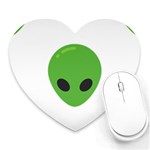 Emoji Aliens Heart Mousepad