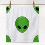 Emoji Aliens Face Towel