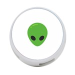 Emoji Aliens 4-Port USB Hub (One Side)