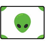 Emoji Aliens Fleece Blanket (Large)