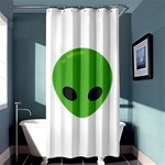 Emoji Aliens Shower Curtain 36  x 72  (Stall)