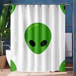 Emoji Aliens Shower Curtain 60  x 72  (Medium)