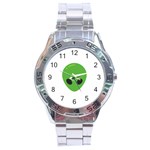 Emoji Aliens Stainless Steel Analogue Watch