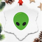 Emoji Aliens Ornament (Snowflake)