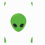 Emoji Aliens Small Garden Flag (Two Sides)