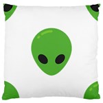 Emoji Aliens Large Cushion Case (Two Sides)